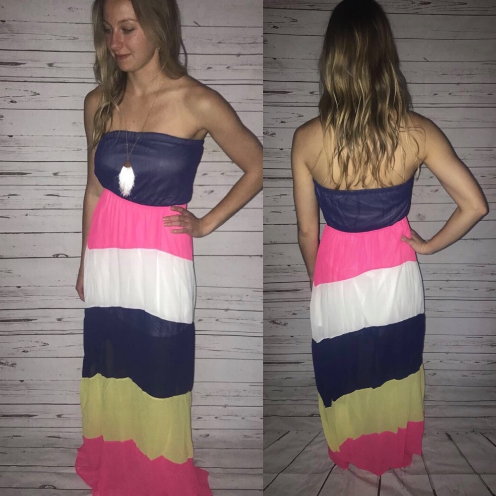Blue Neon Dress!!